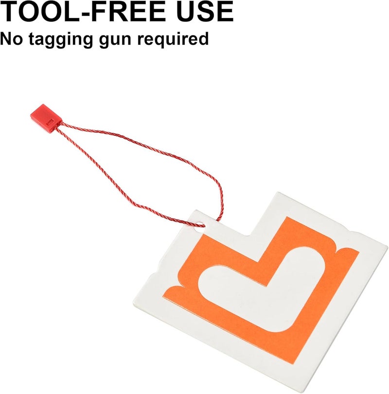 MGTECH 3000Pcs 7 Inch Hang Tag Strings, Retail Price Hang Tag String Fasteners, Red - Image 2